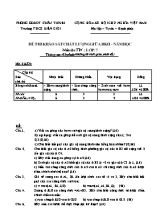 Đề thi khảo sát chất lượng giữa học kì II Tin học 7 - Năm học 2016-2017 - Trường THCS Biên Giới